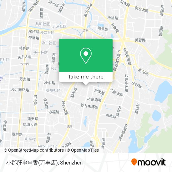 小郡肝串串香(万丰店) map