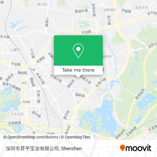 深圳市昇平宝业有限公司 map