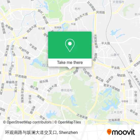 环观南路与坂澜大道交叉口 map