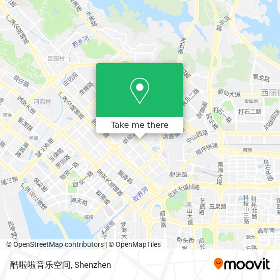 酷啦啦音乐空间 map