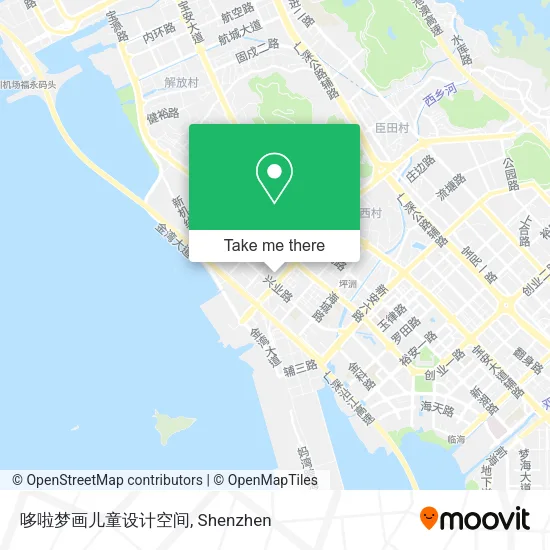 哆啦梦画儿童设计空间 map