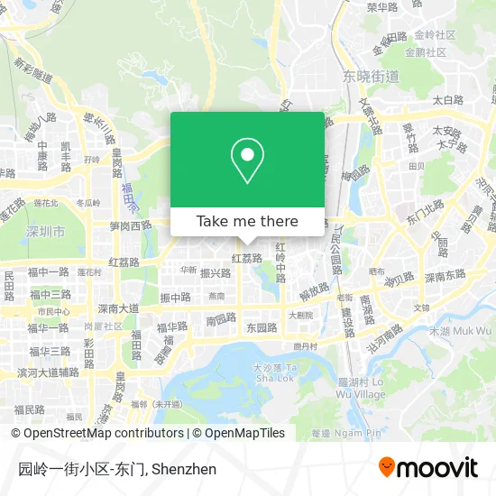 园岭一街小区-东门 map