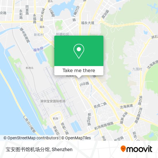 宝安图书馆机场分馆 map