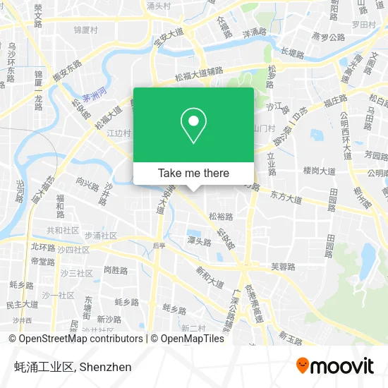 蚝涌工业区 map