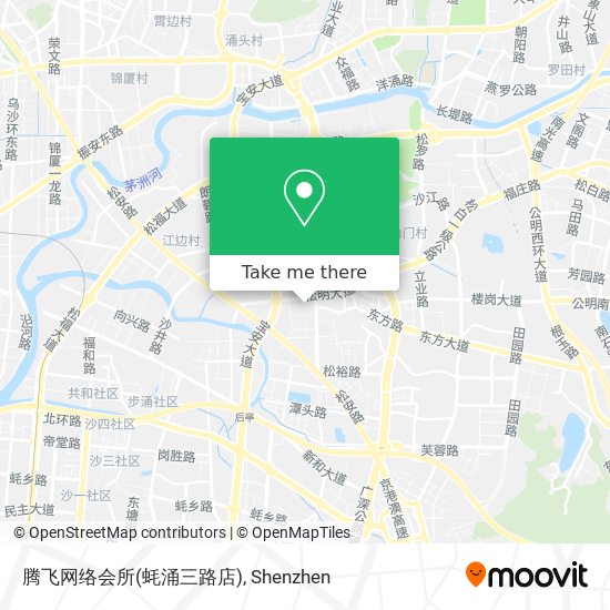 腾飞网络会所(蚝涌三路店) map