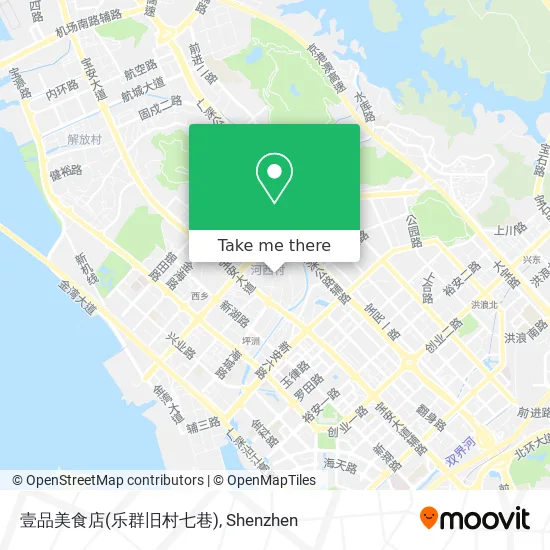 壹品美食店(乐群旧村七巷) map