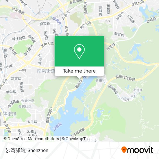 沙湾驿站 map