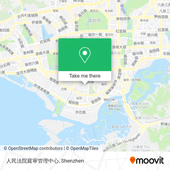人民法院庭审管理中心 map