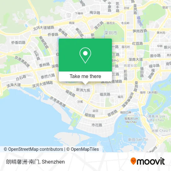 朗晴馨洲-南门 map