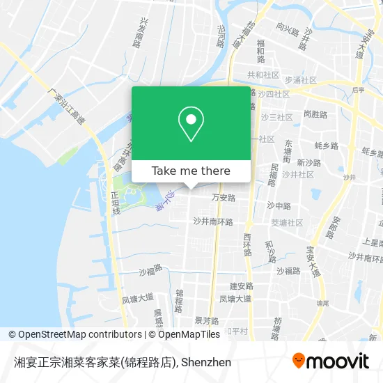 湘宴正宗湘菜客家菜(锦程路店) map