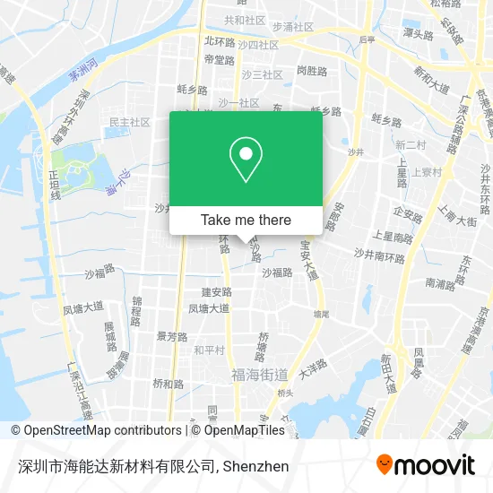 深圳市海能达新材料有限公司 map
