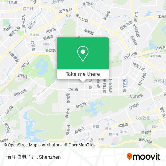 怡洋腾电子厂 map