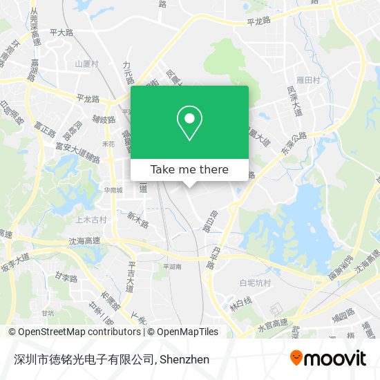 深圳市徳铭光电子有限公司 map