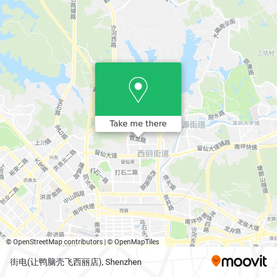 街电(让鸭脑壳飞西丽店) map