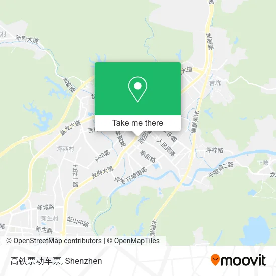 高铁票动车票 map