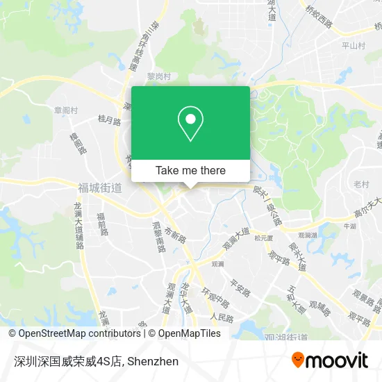 深圳深国威荣威4S店 map