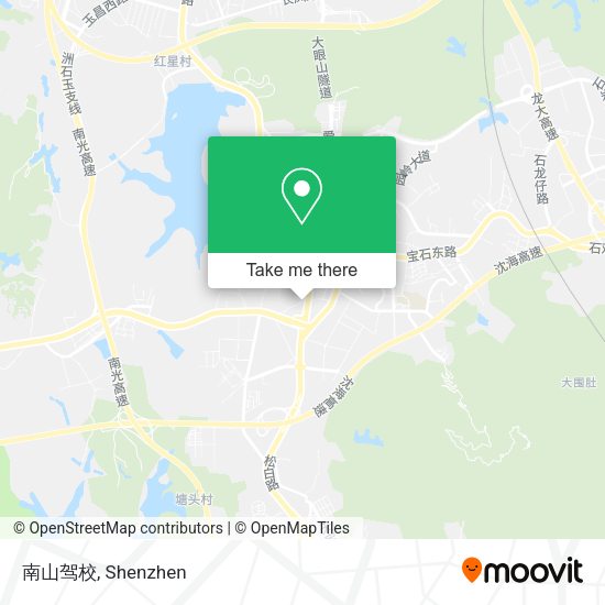 南山驾校 map
