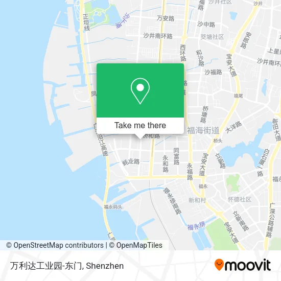 万利达工业园-东门 map