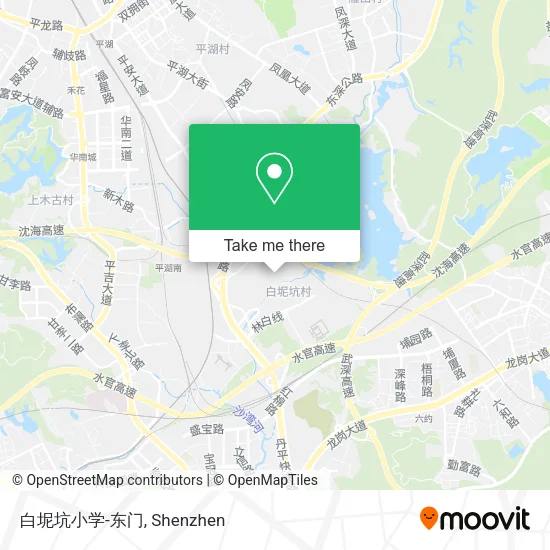白坭坑小学-东门 map