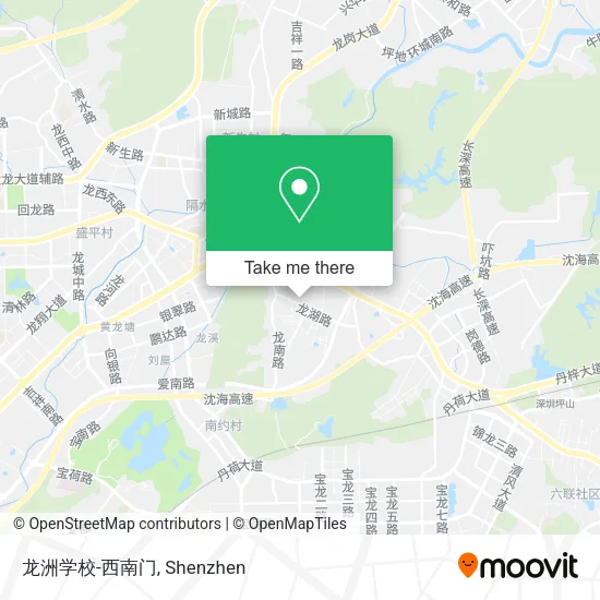 龙洲学校-西南门 map