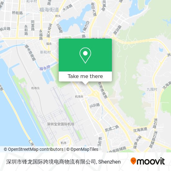 深圳市锋龙国际跨境电商物流有限公司 map