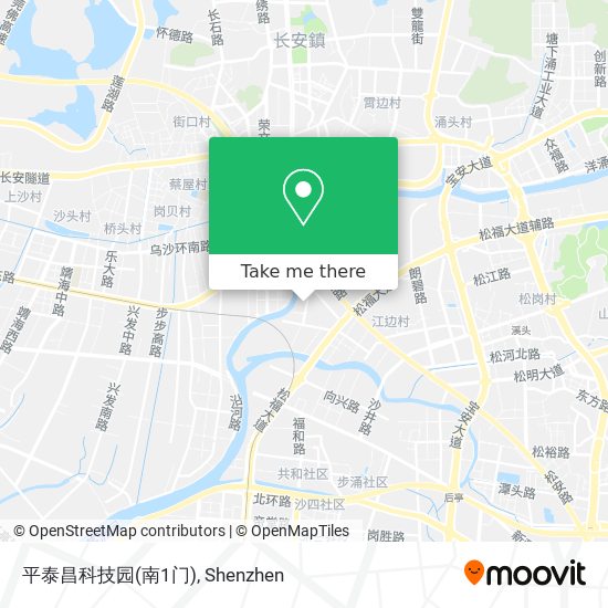 平泰昌科技园(南1门) map