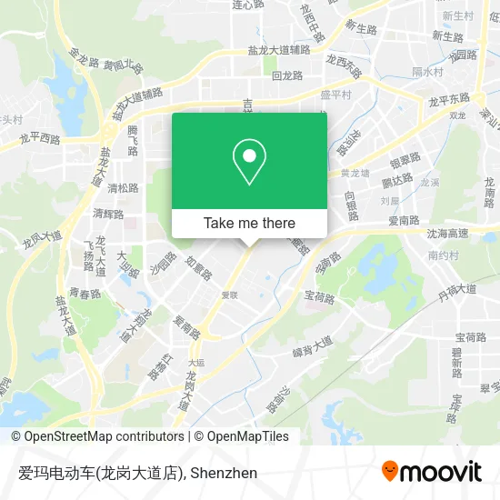 爱玛电动车(龙岗大道店) map