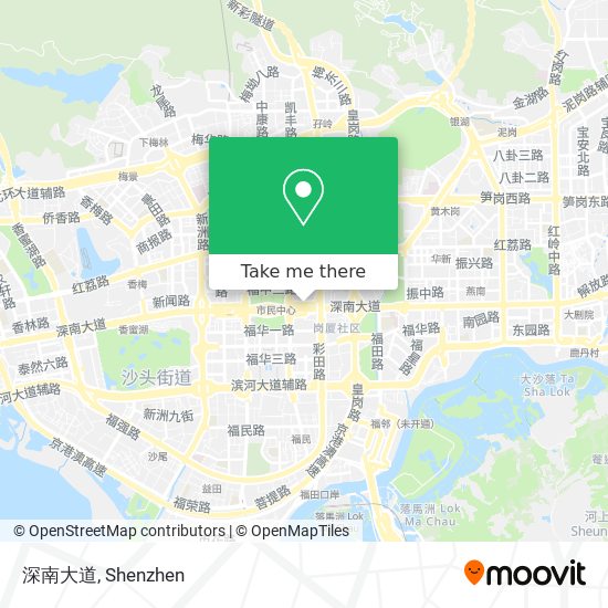 深南大道 map