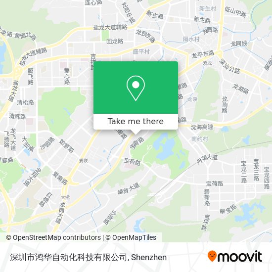 深圳市鸿华自动化科技有限公司 map
