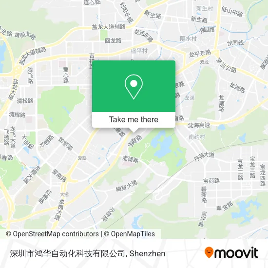 深圳市鸿华自动化科技有限公司 map