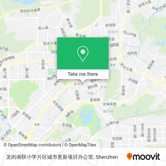 龙岗南联小学片区城市更新项目办公室 map