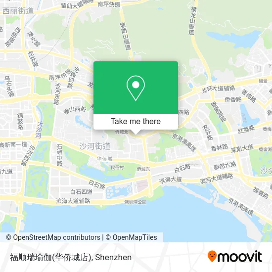 福顺瑞瑜伽(华侨城店) map