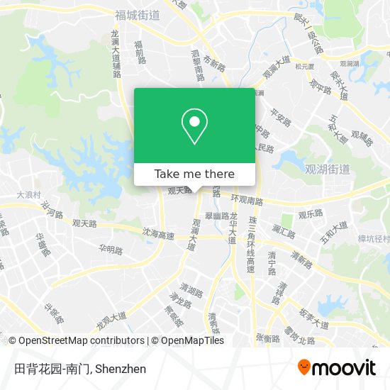 田背花园-南门 map
