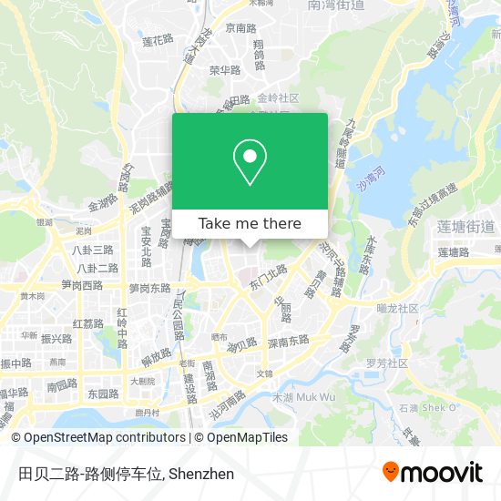 田贝二路-路侧停车位 map