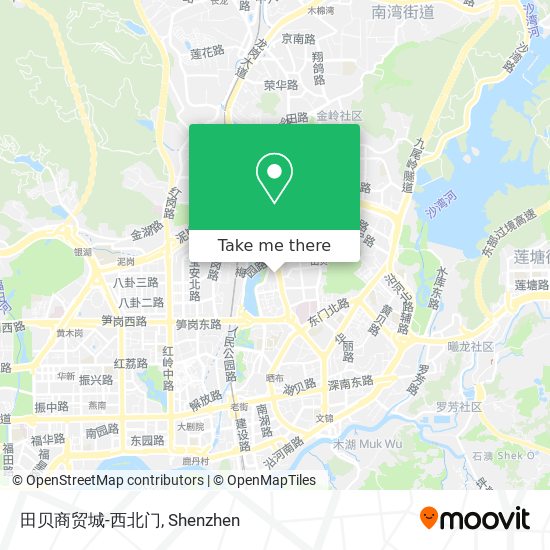田贝商贸城-西北门 map