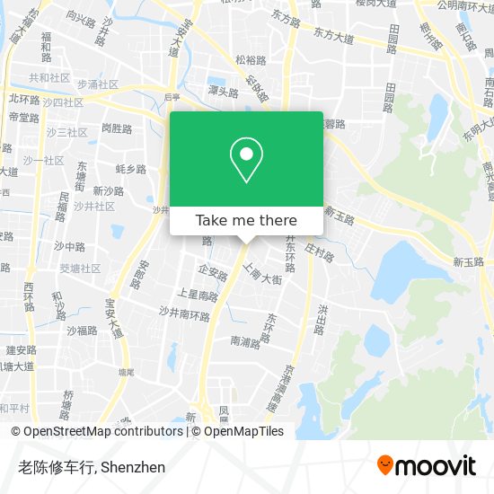 老陈修车行 map