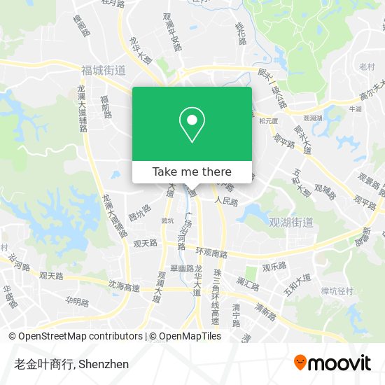 老金叶商行 map