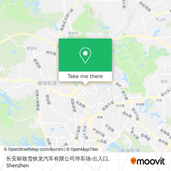 长安标致雪铁龙汽车有限公司停车场-出入口 map