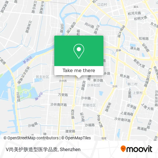 V尚美护肤造型医学品质 map