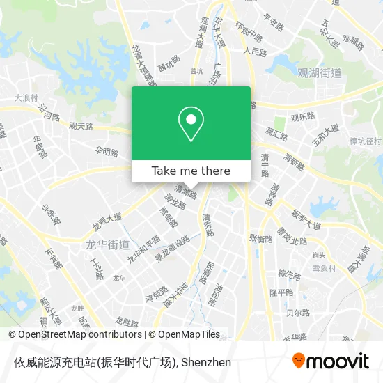 依威能源充电站(振华时代广场) map
