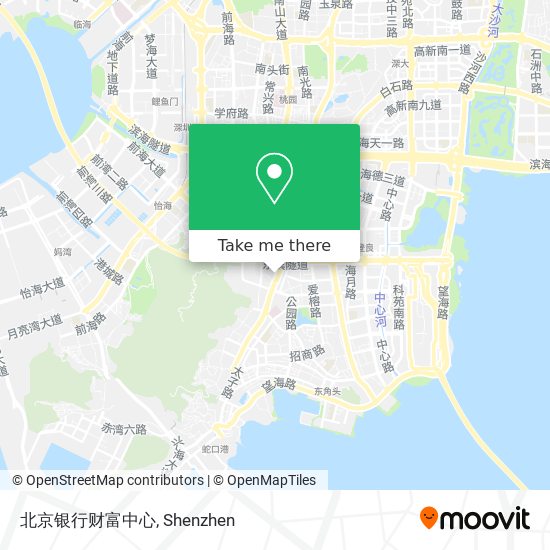 北京银行财富中心 map