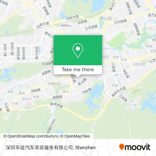 深圳车徒汽车美容服务有限公司 map