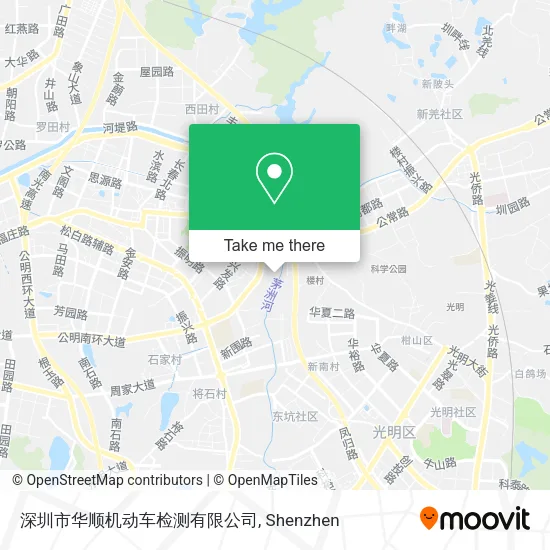 深圳市华顺机动车检测有限公司 map