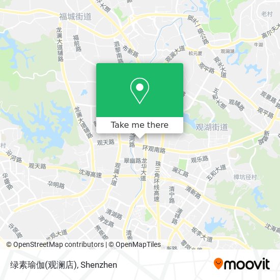 绿素瑜伽(观澜店) map