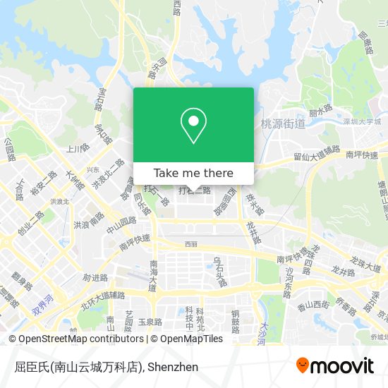 屈臣氏(南山云城万科店) map