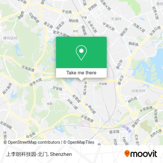 上李朗科技园-北门 map