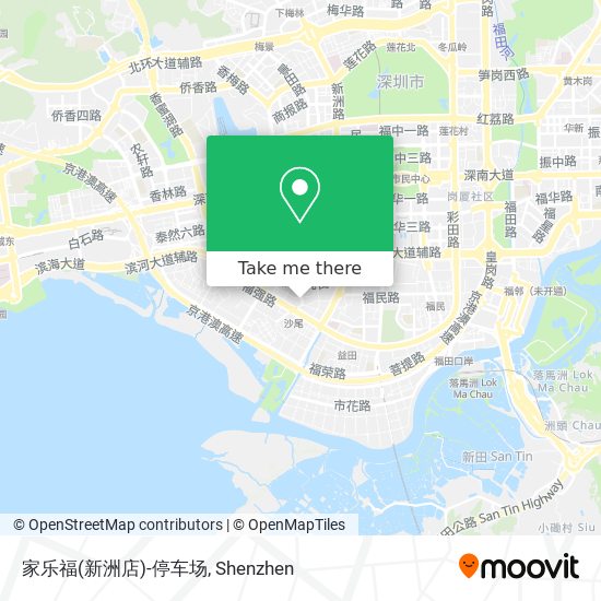 家乐福(新洲店)-停车场 map