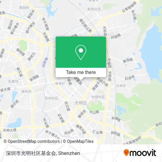 深圳市光明社区基金会 map