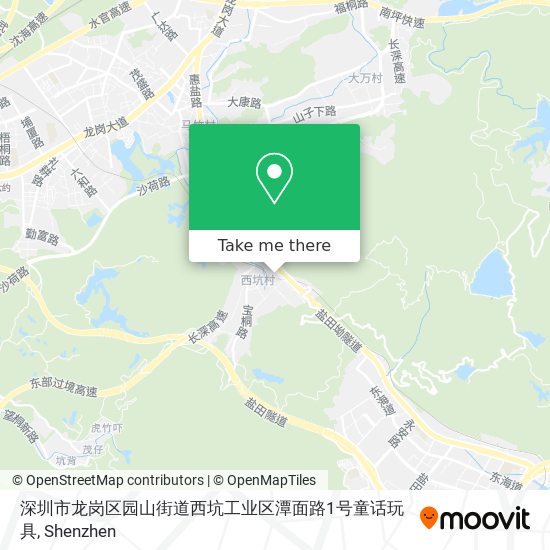 深圳市龙岗区园山街道西坑工业区潭面路1号童话玩具 map