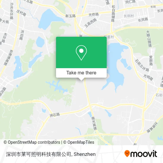 深圳市莱可照明科技有限公司 map